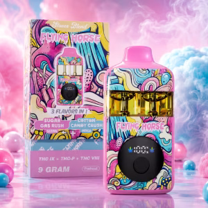 Sugar Gas Rush × Cotton Candy Crush 9G Disposable